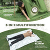Unisex Waterproof Rain Poncho with Pocket for Hiking Outdoor