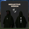 Unisex Waterproof Rain Poncho with Pocket for Hiking Outdoor