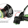 Rechargeable Adjustable 10000LM Led Headlamp Micro USB Charger Flashlight Head Lamp Portable Light Torch Flashlight For Night Work Camping Hiking  Walking
