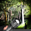 Rechargeable Adjustable Led Flashlights With High Lumen With Battery Display Super Bright Waterproof Flashlight  5 Lighting Modes For Adventure Hiking Camping Hunting New Design