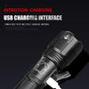 Rechargeable Adjustable Led Flashlights With High Lumen With Battery Display Super Bright Waterproof Flashlight  5 Lighting Modes For Adventure Hiking Camping Hunting New Design