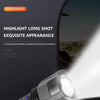 Rechargeable Adjustable Led Flashlights With High Lumen With Battery Display Super Bright Waterproof Flashlight  5 Lighting Modes For Adventure Hiking Camping Hunting New Design
