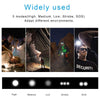 Rechargeable Adjustable Led Flashlights With High Lumen With Battery Display Super Bright Waterproof Flashlight  5 Lighting Modes For Adventure Hiking Camping Hunting New Design