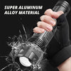Rechargeable Adjustable Led Flashlights With High Lumen With Battery Display Super Bright Waterproof Flashlight  5 Lighting Modes For Adventure Hiking Camping Hunting New Design