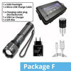 Rechargeable Adjustable Led Flashlights With High Lumen With Battery Display Super Bright Waterproof Flashlight  5 Lighting Modes For Adventure Hiking Camping Hunting New Design