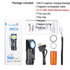 Rechargeable High Lumen Super Bright Powerful LED CREE XP-L HI  Flashlight Magnetic Water & Impact Resistant Handheld Flashlights  For Outdoor Camping Hiking Riding
