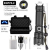 Rechargeable LED Flashlight High Lumen USB Ultra Bright Adjustable Powerful Zoomable Flashlight Water Resistant For  Daily Household and Outdoor Camping Hiking Riding Running