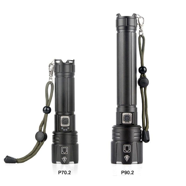 Rechargeable LED Flashlight High Lumen USB Ultra Bright Adjustable Powerful Zoomable Flashlight Water Resistant For  Daily Household and Outdoor Camping Hiking Riding Running