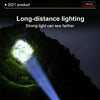 Rechargeable LED Flashlights High Lumens Waterproof Zoomable Super Bright Tactical Flashlight Powerful  USB LED CREE Flashlight  Hand Lamp For Hiking Camping Household Outdoor Sport