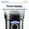 Rechargeable LED Flashlights High Lumens Waterproof Zoomable Super Bright Tactical Flashlight Powerful  USB LED CREE Flashlight  Hand Lamp For Hiking Camping Household Outdoor Sport