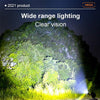 Rechargeable LED Flashlights High Lumens Waterproof Zoomable Super Bright Tactical Flashlight Powerful  USB LED CREE Flashlight  Hand Lamp For Hiking Camping Household Outdoor Sport
