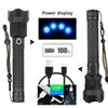Rechargeable LED Flashlights Waterproof Hnadheld Super Bright High Lumens  Zoomable Powerful Lamp Bead Flashlight Torch For Outdoor & Indoor Camping Running Fishing Hiking Lamp