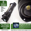 Rechargeable LED Flashlights Waterproof Hnadheld Super Bright High Lumens  Zoomable Powerful Lamp Bead Flashlight Torch For Outdoor & Indoor Camping Running Fishing Hiking Lamp