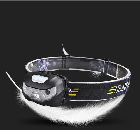 Rechargeable LED Powerfull Headlamp Flashlight USB Waterproof Headlamp Motion Body Sensor Headlight For Adults & Kids Camping Flashlight Outdoors Camping Running Biking Fishing
