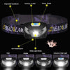 Rechargeable LED Powerfull Headlamp Flashlight USB Waterproof Headlamp Motion Body Sensor Headlight For Adults & Kids Camping Flashlight Outdoors Camping Running Biking Fishing