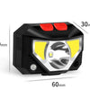 Rechargeable Powerful USB LED High Lumen Headlamp Ultra-Light Bright Headlight Waterproof Sensor Head Light  For Outdoors Camping Running Hiking Biking Fishing