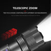 Rechargeable Tactical Flashlight USB LED High Quality Zoomable Torchlight High Lumen Super Bright Flashlight Waterproof Flashlight For Outdoor  Best Camping Hiking Riding Flashlight