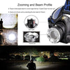 Rechargeable Ultra-bright High Lumen LED Headlamp Hands-Free USB Zoomable Headlight Waterproof  Super Bright Head Lights For Fishing Camping Hiking Riding JoggingTorch Flashlight