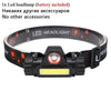 Rechargeable Waterproof Powerful LED Headlamp Portable Mini Built-in 18650 Battery Flashlight For  Portable Head Lamp Flashlight, Outdoor Lightweight Durable Headlight For Outdoor Running Camping Reading Fishing  Walking Jogging Headlight