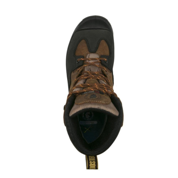 ROCKROOSTER Woodland Brown 6 inch Waterproof Safety Toe Leather Work Boots AK669