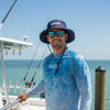 Men's Marlin Hex L/S UV Fishing Shirt