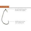 Reaction Tackle Swimbait Hooks (10 or 25-Packs)