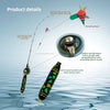 Handmade fishing rod with wheels for MicroFishing