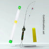 Handmade fishing rod with wheels for MicroFishing