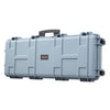 42" Hard Rifle Case, Lockable Rifle Case with Pre-cut Foams, Movable Gun Storage with Wheels, IP67 Waterproof & Dustproof Pistol Storage for Rifle, Shotgun, Airsoft Gun