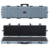 50" Hard Rifle Case, Lockable Rifle Case with Pre-cut Foams,Movable Gun Storage with Wheels, IP67 Waterproof & Dustproof Pistol Storage for Rifle, Shotgun, Airsoft Gun