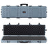 50" Hard Rifle Case, Lockable Rifle Case with Pre-cut Foams,Movable Gun Storage with Wheels, IP67 Waterproof & Dustproof Pistol Storage for Rifle, Shotgun, Airsoft Gun