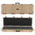 52" Hard Rifle Case, Lockable Rifle Case with Pre-cut Foams, Gun Storage with Wheels, Heavy Duty IP67 Waterproof & Dustproof Pistol Storage Cases for Rifles, Shotguns, Airsoft Guns