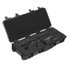36" Hard Rifle Case, Lockable Rifle Case with 4 Layers Pre-cut Foams,Gun Storage with Wheels, IP67 Waterproof & Dustproof Pistol Storage Cases for Rifles, Shotguns, Airsoft Guns