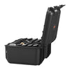 Hard Pistol Case, Heavy Duty Hard Gun Case with XPE Foam Lining, Waterproof Pistol Storage Box with Customizable Interior & Handle for Gun, Lenses, Camera, Gear, TSA Compliant, 15.9x12.5x7.5 in