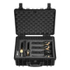 Hard Pistol Case, Heavy Duty Hard Gun Case with XPE Foam Interior, Waterproof Pistol Storage Box with Customizable Lining & Handle for Gun, Lenses, Camera, Gear, TSA Compliant, 18.7x12.5x7.5 in