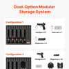 Hard Pistol Case, Heavy Duty Hard Gun Case with XPE Foam Lining, Waterproof Pistol Storage Box with Customizable Interior & Handle for Gun, Lenses, Camera, Gear, TSA Compliant, 18.7x12.5x7.5 in