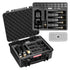 Hard Pistol Case, Heavy Duty Hard Gun Case with XPE Foam Lining, Waterproof Pistol Storage Box with Customizable Interior & Handle for Gun, Lenses, Camera, Gear, TSA Compliant, 19.3x17.1x8.3 in