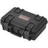 Hard Pistol Cases with Pre-cut PU Foam, Waterproof & Dustproof Hard Gun Case for 1 Pistol, 12.59×9.01×4.4 in Lockable Pistol Case, Black