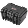 Hard Pistol Cases with Pre-cut PU Foam, Waterproof & Dustproof Hard Gun Case for 2 Pistol, 14.1×11.5×7.6 in Lockable Pistol Case, Black