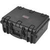 Hard Pistol Cases with Pre-cut Lining, Waterproof & Dustproof Hard Gun Case for 5 Pistol, 18.9×16.3×8.5 in Lockable Pistol Case, Black