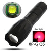 Waterproof Z45 Led Flashlight Ultra Bright Waterproof MINI Torch T6/L2/V6 zoomable 5 Modes 18650 rechargeable Battery for camping tactica Led Mini Water-Resistant Torch Light For Indoor & Outdoor Camping Hiking Accessories Gear