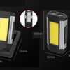 Work Light Rechargeable LED Camping Waterpoof Portable Multifunctional Adjustable USB Light Hanging Hook& Magnetic Base Flashlight For Hurricane Camping Hiking Riding Fishing Jogging Household