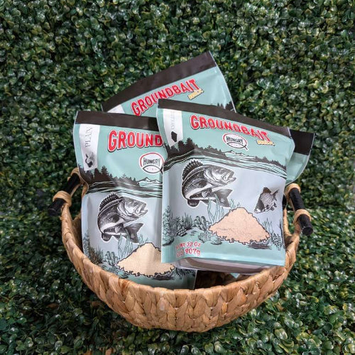 HungryFish GroundBait Mix -  ( Garlic ) 2 lb