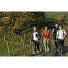 Official Nordic Walking Poles - True Nordic Glove Grip w-flip locks, detachable feet and travel bag - pair - For Heights up to 6’2”