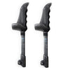 Motivator Swift Connect Travel Poles for Balance and Rehab - Patented Stability Grips - Lightweight, Adjustable and Collapsible includes Detachable Feet and Travel Bag