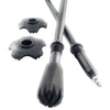 Travel Folding Walking & Hiking Poles - 13.5 in with Rubber Feet, Baskets, and Bag - Available in 3 Sizes and Choice of Grips