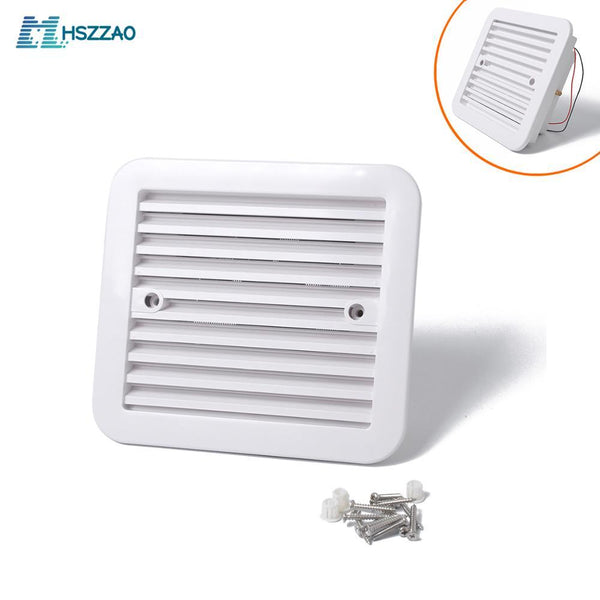 12V WHITE Air Vent with FAN RV Trailer Caravan Side Air Ventilation For RVs, Trailers, Motorhomes etc Auto Accessories - HuntPost Marketplace