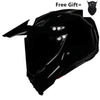 HOT SELL Gloss black Helmet Motorcycle Racing Bicycle Helmet  ATV Dirt bike Downhill MTB DH cross Helmet capacetes S M L XL XXL
