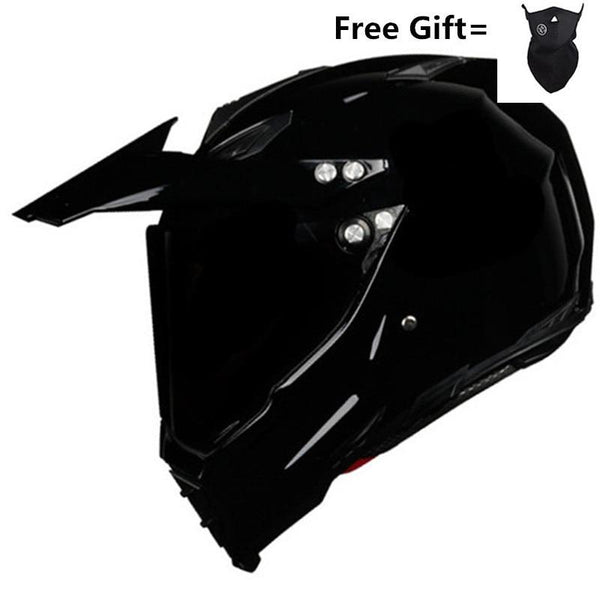 HOT SELL Gloss black Helmet Motorcycle Racing Bicycle Helmet  ATV Dirt bike Downhill MTB DH cross Helmet capacetes S M L XL XXL - HuntPost Marketplace