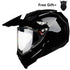 HOT SELL Gloss black Helmet Motorcycle Racing Bicycle Helmet  ATV Dirt bike Downhill MTB DH cross Helmet capacetes S M L XL XXL - HuntPost Marketplace